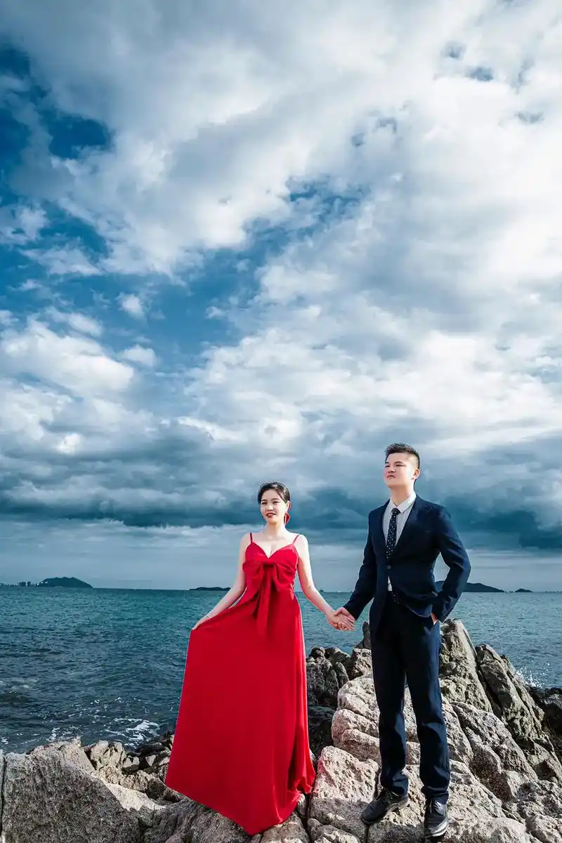 三亚旅拍 #天涯海角婚纱摄影基地 #婚纱照 #旅拍婚纱照  - 抖音