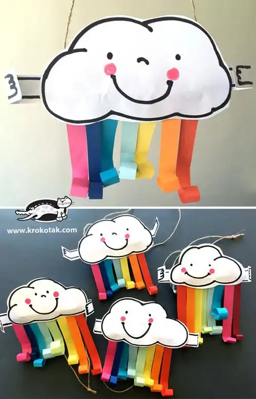 辣妈手工 | 彩虹挂件雨过天晴时,最期待的就是美丽彩虹一起来制作可以