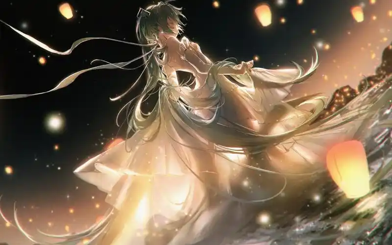 甜美少女初音未来壁纸-动漫壁纸-高清动漫图片-第4图-娟娟壁纸