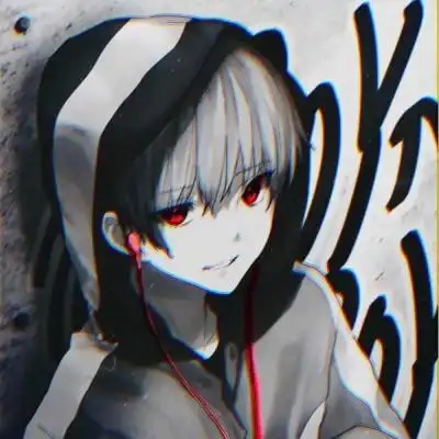 二次元异瞳邪魅男头像 帅气妖孽红瞳动漫男头像