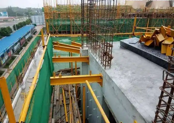 干货分享丨新型花篮式悬挑架施工工艺介绍_工字钢_钢梁_预埋件