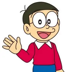 大雄玩手机头像