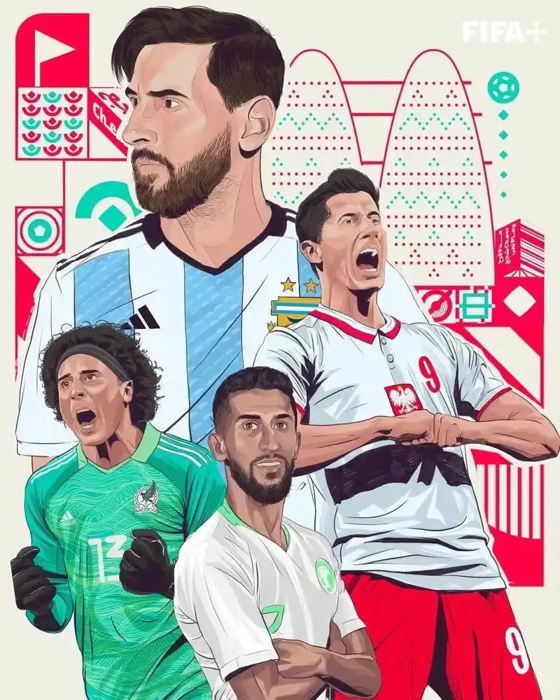 2022世界杯32强海报集结完毕