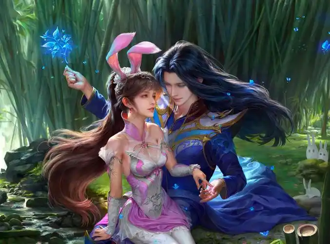 唐三与小舞图片壁纸同人