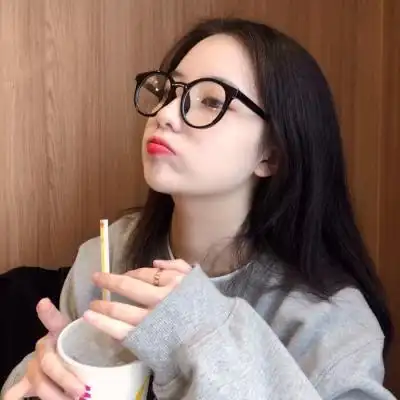 眼镜控女生意境头像念七