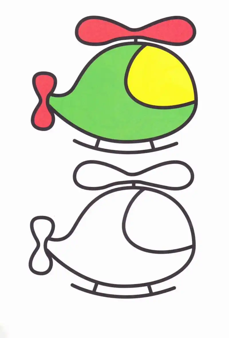 1岁多宝宝开始乱涂乱画了,准备好简笔画,彩笔,开启他的画画之旅