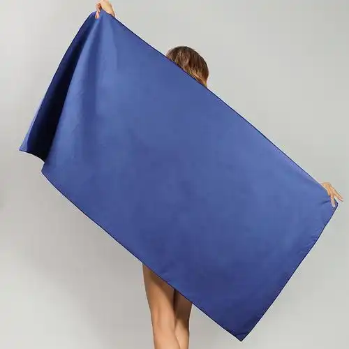swodart solid color beach towel quick dry swimming towel ready
