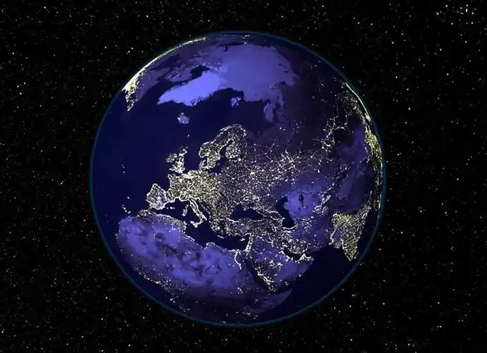 中国"神舟七号"拍摄的地球照片