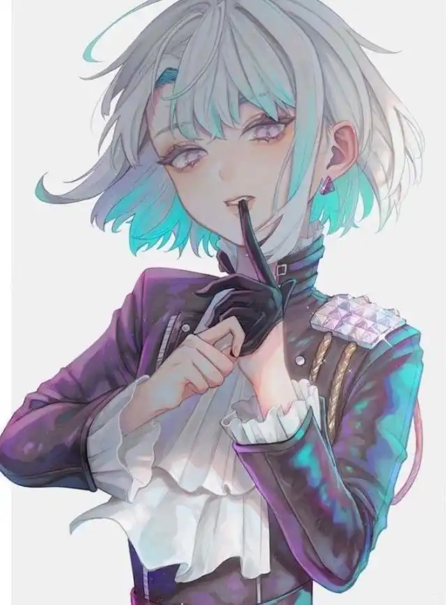 卡通人物绘画,又酷又可爱的女孩子插画