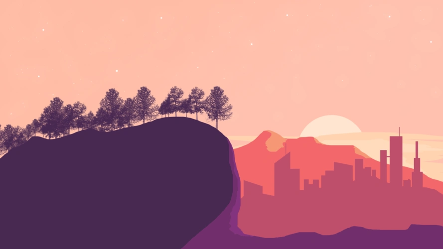 唯美简约风创意场景设计高清宽屏壁纸