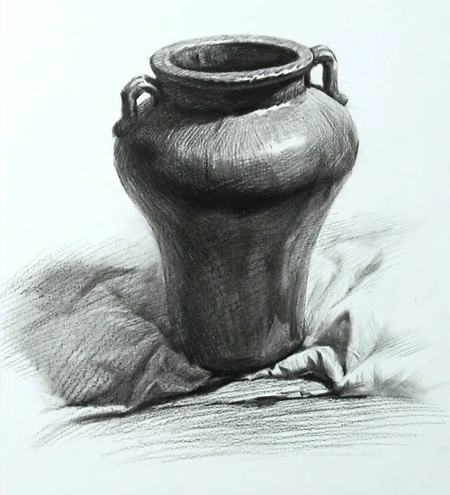 高考美术集训 素描高阶 素描静物 都是罐子,你能画出不一样的质感吗