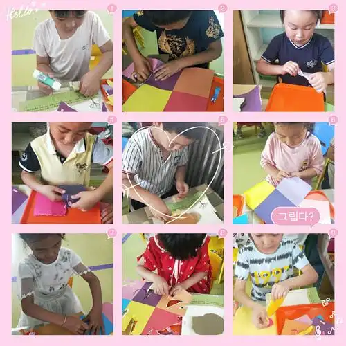 其它 金色阳光幼儿园:大一班 写美篇美术:手工:《戴假发的狮子》 活动