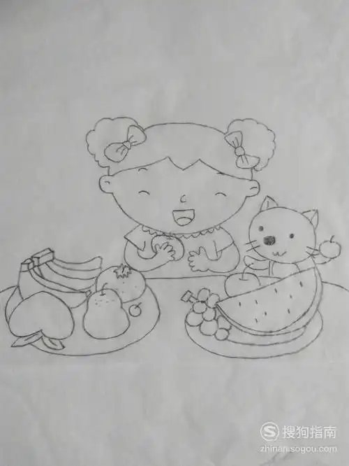 简笔画大全吃瓜果的人怎么画人物简笔画简笔画大全吃水果的人简笔画怎