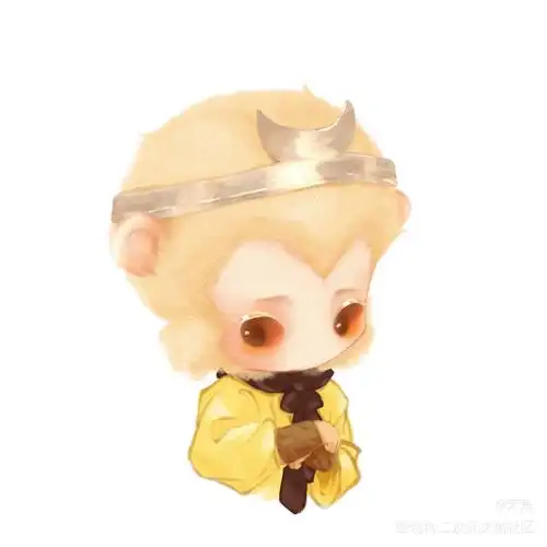 我只摘他三个 没摘他四个嘛～_西游记孙悟空q版绘画作品