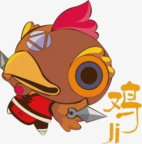 火系功夫鸡简笔画