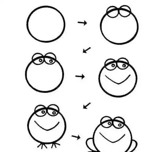 1至3岁幼儿简笔画-美丽的金鱼1一3岁宝宝涂鸦简笔画美人鱼简笔画步骤