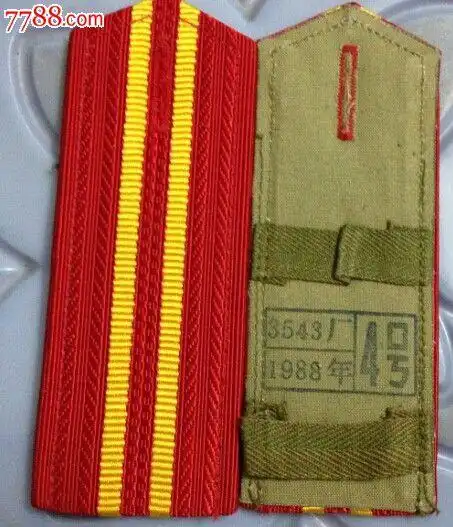 87陆*军士长硬肩章