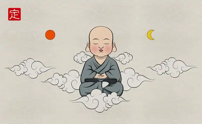 小和尚-戒定慧|插画|创作习作|妙不贰 - 原创作品 - 站酷 (zcool)