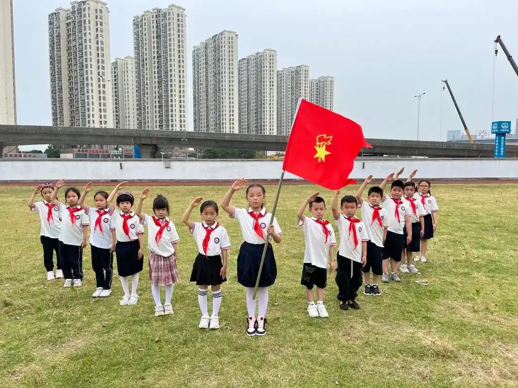 少先队员行队礼 - 抖音