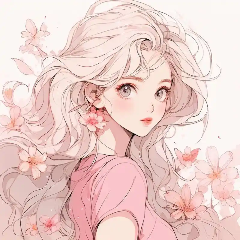 头像|旧漫山茶花女孩#头像# #百度创作灵感中心# #动漫头像和壁纸