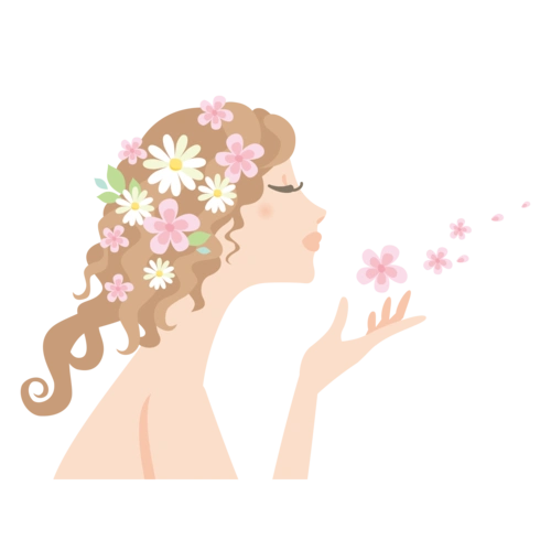 三八女神节粉色系卡通手绘女神元素