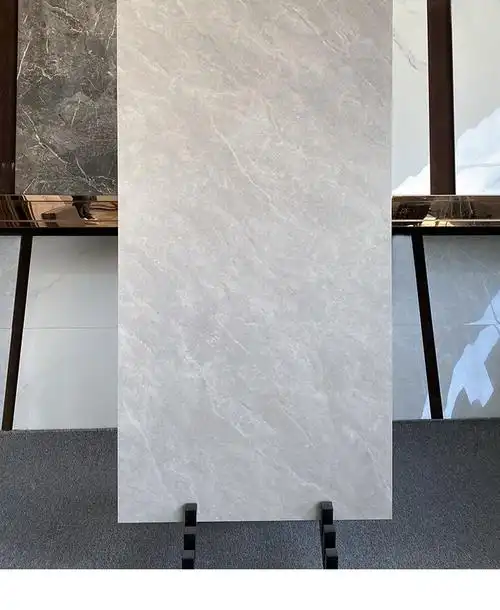 柔光通体大理石地砖750x1500现代客厅大板防滑灰白色瓷砖屿笙 7501ra