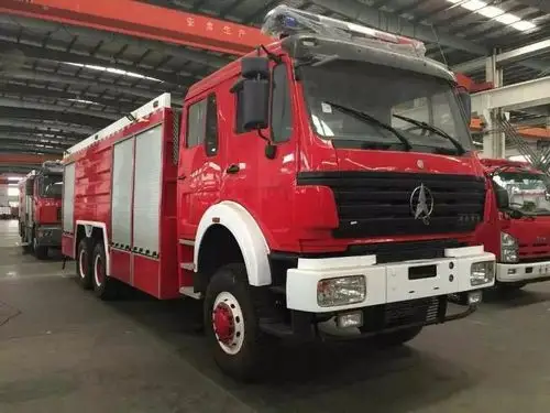 出口智利四开门驾驶室北奔重卡通过首台样车鉴定