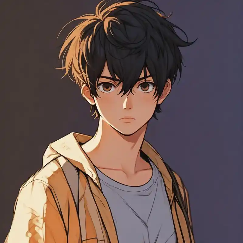 98阳光动漫男生头像90 哇!