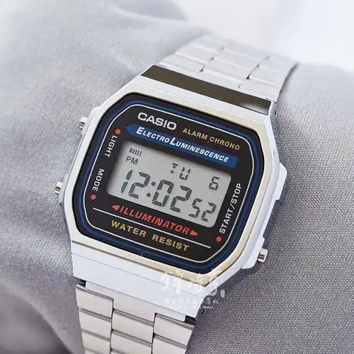 海外直邮卡西欧casio手表电子表小银表男表a168wa-1w鬼吹灯同款-图2