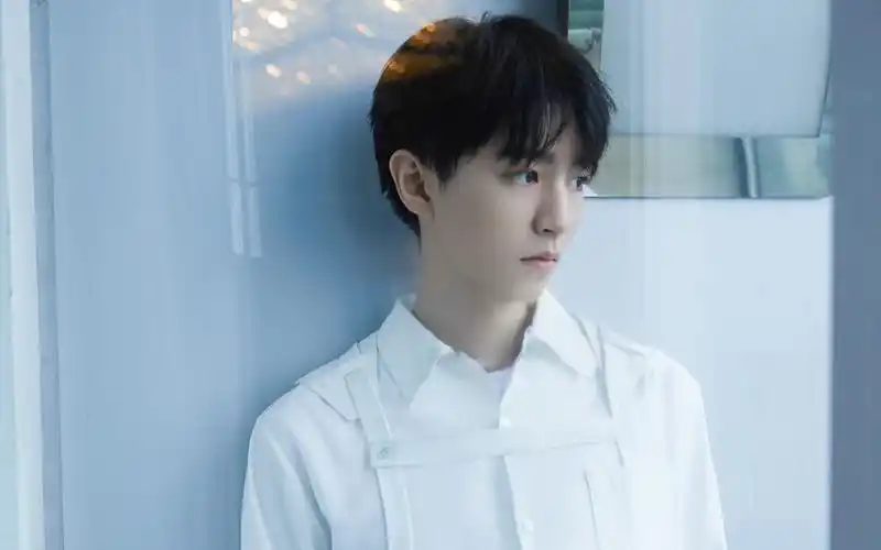 王俊凯白衫清爽帅气桌面壁纸