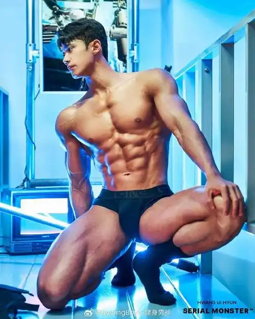 肌肉男模##肌肉男##帅哥