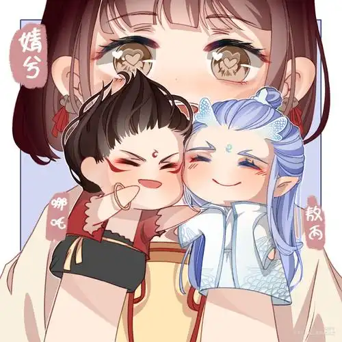 哪吒和敖丙的q版形象真的好可爱啊