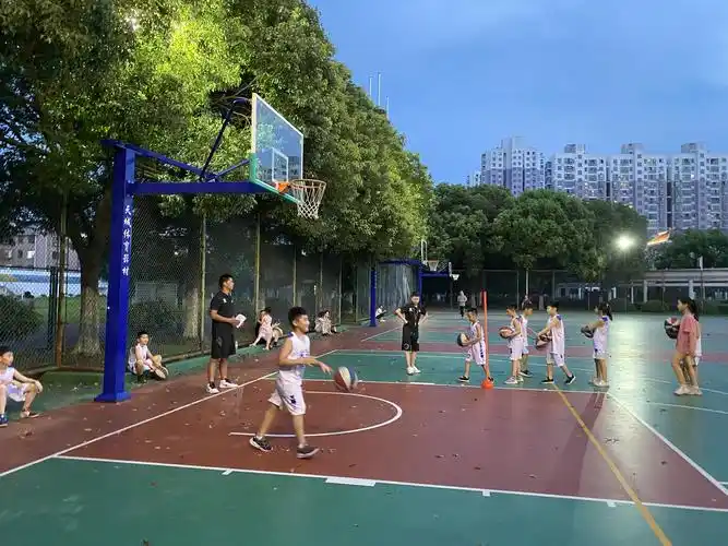 学打篮球