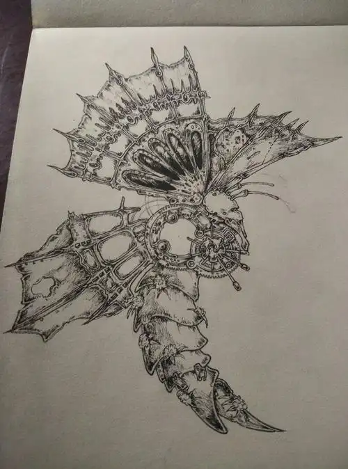 蝴蝶 黑白装饰画