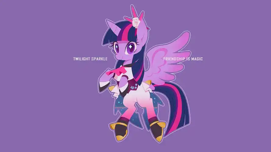 mlp小马宝莉暮光闪闪紫悦ts