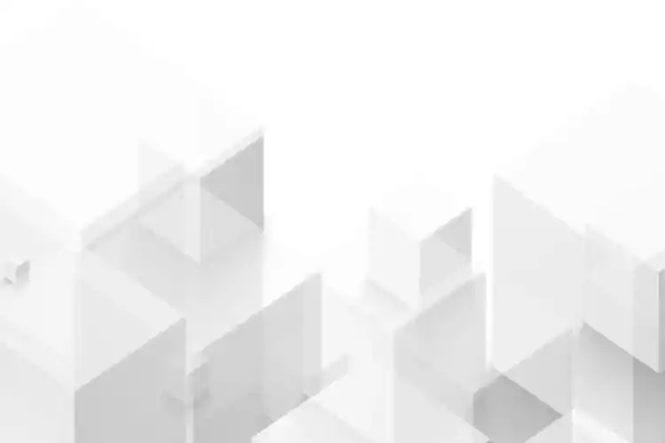 三张白色立体多边形ppt背景图片