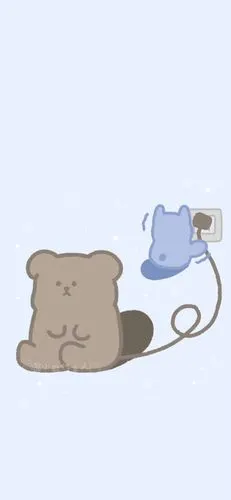 小熊壁纸 今天的你和奶茶一样甜