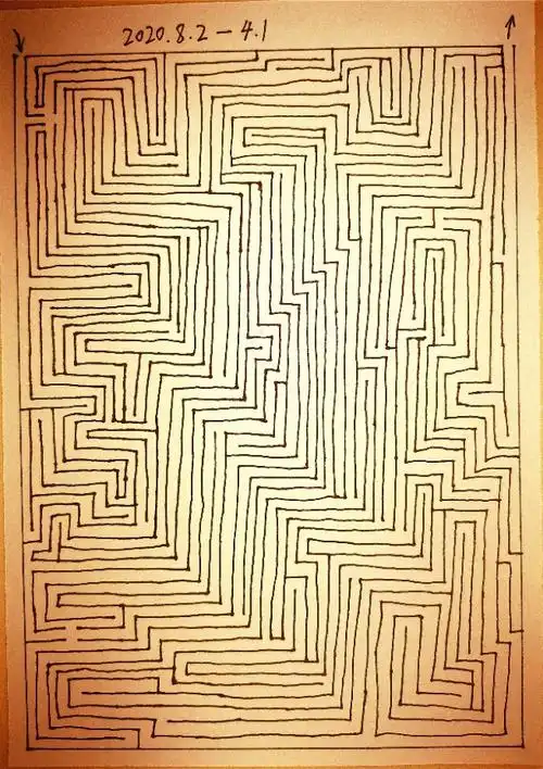 画一个复杂的迷宫 原创手绘迷宫,5个难度等级等你来挑战!