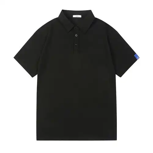 代猿人男装 夏季 青春流行短袖 新款 男宽松休闲纯色翻领t恤衫 polo衫