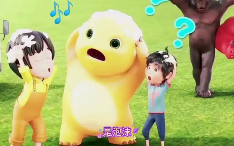 奶龙和小七,动画片,儿童动画,可爱动画,一二三木头人,鱿鱼游戏!