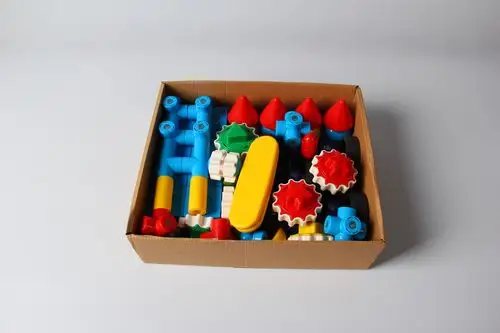 50pcs 教育磁性积木婴儿幼儿玩具脑挑逗儿童初学者孩子