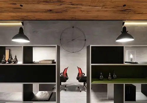 郑州现代工业风设计公司办公室装修设计图