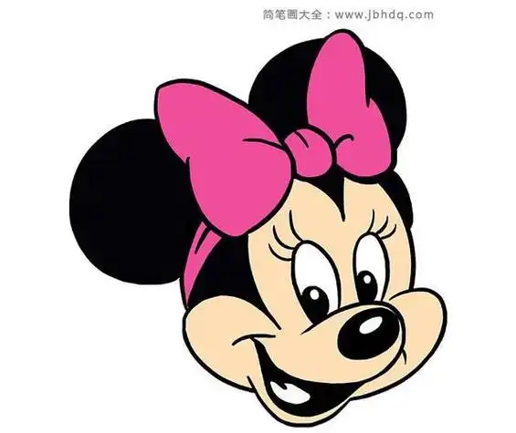 幼儿简笔画米妮怎么画