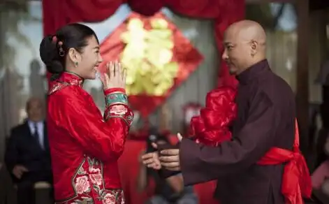 王全安张雨绮结婚照.