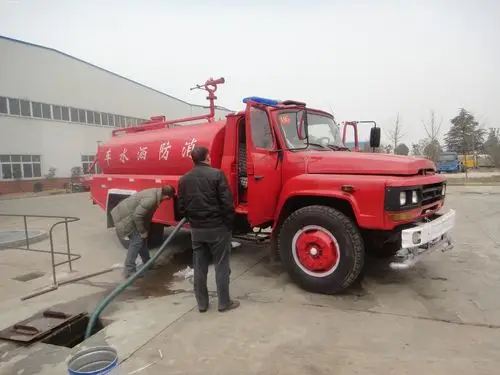 东风尖头3.5吨水罐-泡沫消防车