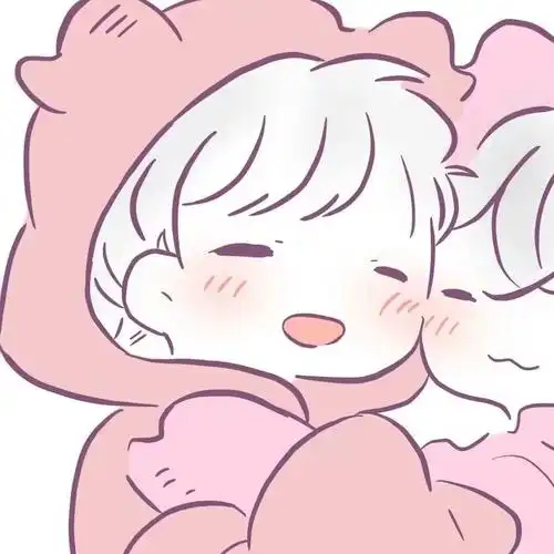 卡通,可爱,情侣情侣头像 你今天的妆很美