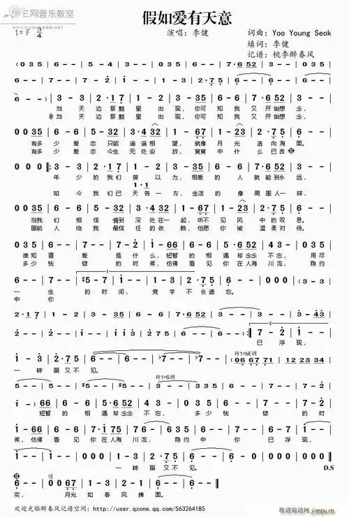 求假如爱有天意c调口琴简谱