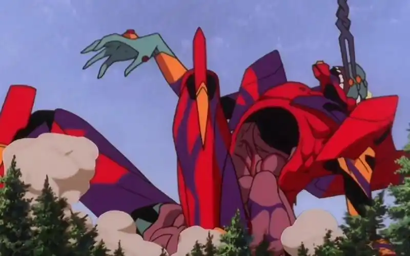 eva被肢解的二号机