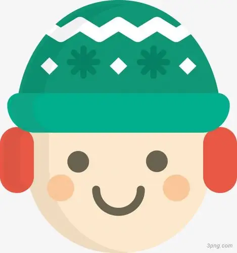 标签:帽子可爱男孩小男孩矢量人物头像绿色帽子冬季帽子帽子男孩绿色
