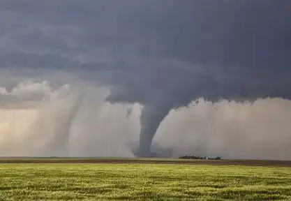 龙卷风形态诡异,破坏力极强,浅谈它的形成条件与防范措施|气旋|水龙卷